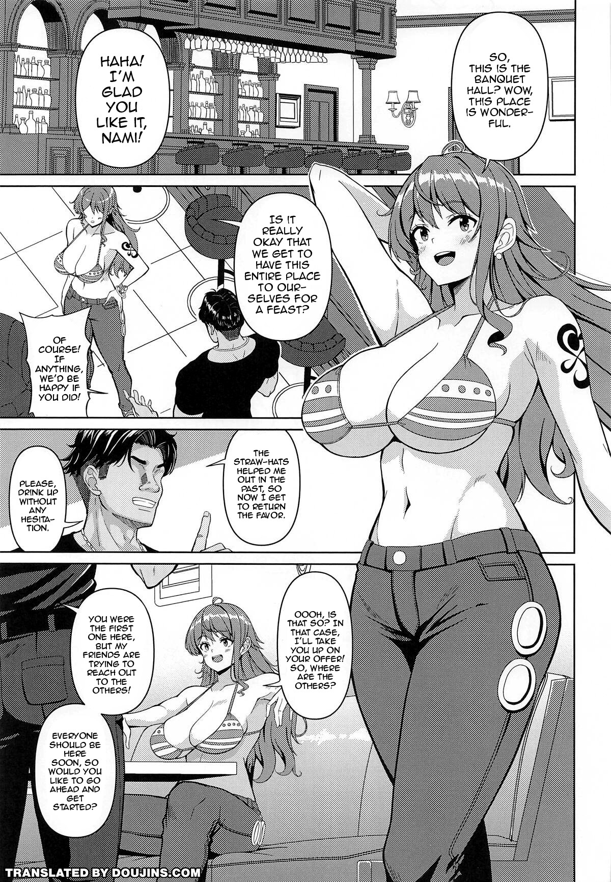 Hentai Manga Comic-The Big Breasted Pirate And The Feast-Read-2